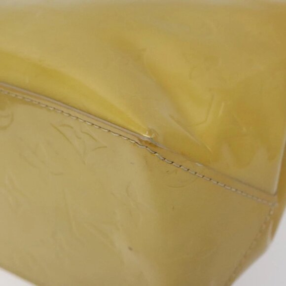 LOUIS VUITTON Monogram Vernis Reade PM Hand Bag Beige M91334 LV Auth 117956 - Picture 13 of 15